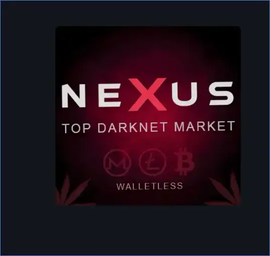 Nexus Market onion homepage